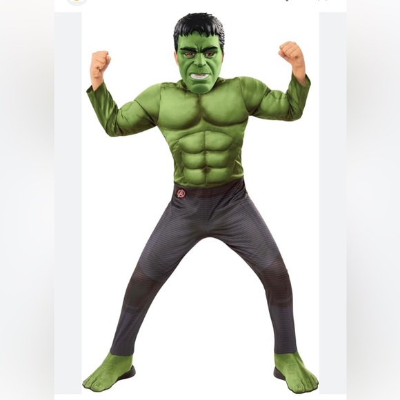 Kids Incredible Hulk costume sz Small - Picture 1 of 8